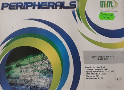 Kontroler 2x SATA RAID PCI Wyprzedaż