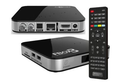 FERGUSON ODTWARZACZ FBOX3 WIFI KODI DVB-T/T2 8GB