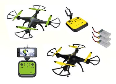 DRON LS-126W KAMERA HD WI-FI 3D 3xbateria