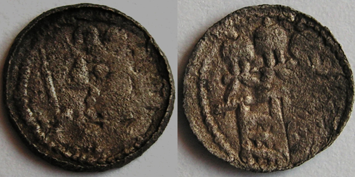 Bolesław Śmiały (1058-1080)denar typ królewski