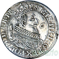 Z. III Waza, ort Gdańsk 1623, stempel 2, MS64