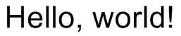 as