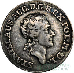 S. A. Poniatowski, 1 złoty 1771, PRÓBNE , st. 3+