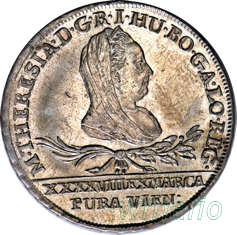 Księstwo Ośw-Zat., 2 złote 1776 r., st. 1-