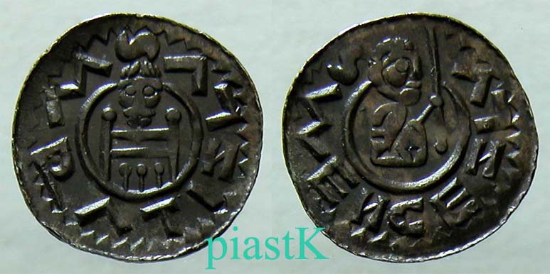 Wratysław II, denar - piękny