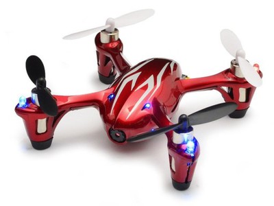 Dron Hubsan X4 H107CHD z kamerą HD 720p czerwony