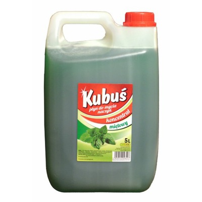 PŁYN DO NACZYŃ KUBUŚ 5L MIĘTA! TANI I DOBRY!
