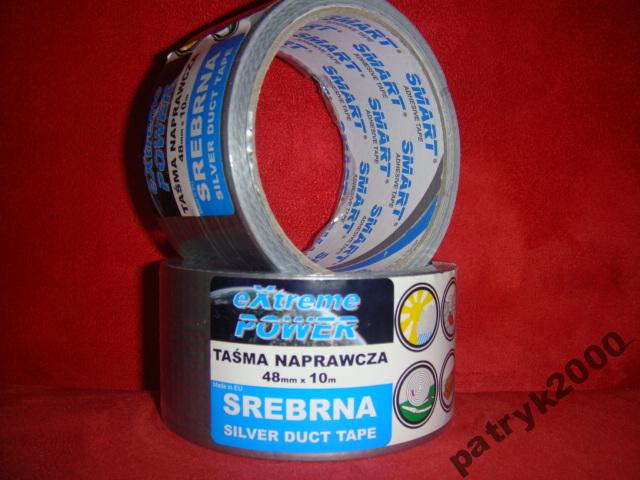 TAŚMA NAPRAWCZA SILVER DUCT TAPE /1 SZT/ TANIO!!!