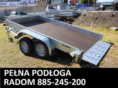 PRZYCZEPA LAWETA BRENDERUP 2503 pełna podłoga 2.5T