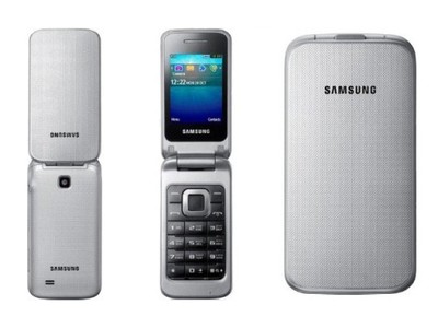 SAMSUNG GT-C3520 KOLOR SREBRNY KLAPKA GWwPL