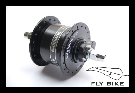 PIASTA PRZÓD SHIMANO DYNAMO 6V 2.4W 36H CZARNA