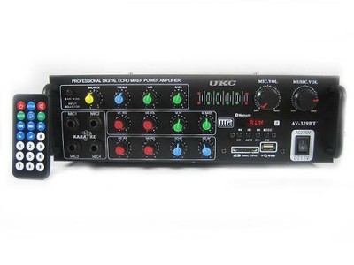 WZMACNIACZ AMPLITUNER STEREO BLUET MP3 FM 4xMIC