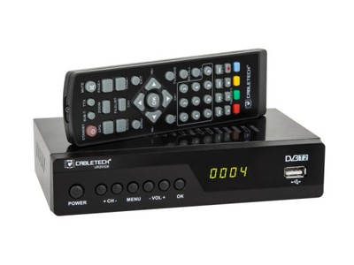 Tuner cyfrowy naziemny DVB-T2 HD Cabletech URZ0326