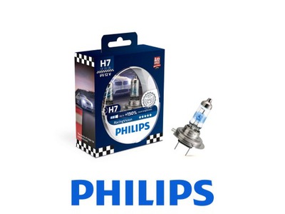 Philips Żarówki H7 Racing Vision +150% Światła