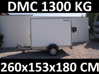 Przyczepa Cargo Brenderup 7260 DMC 1300 kg rampa