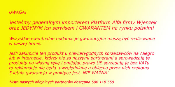 Alfa
UWAGA