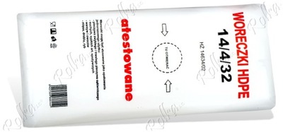 WORECZKI HDPE 21x29cm 1000szt 14/4/32!JEDNORAZOWE!