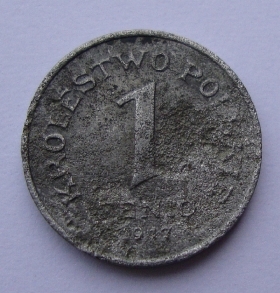 1 fenig 1917 r. + wyjątkowy komplet --- RRR