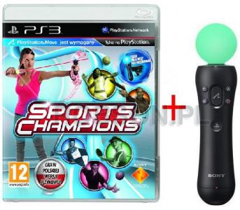 PLAYSTATION 3 320GB + MOVE + SPORTS CHAMPIONS PŃ