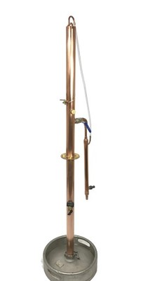 Destylator miedziany LM/VM Basic reflux keg bimber