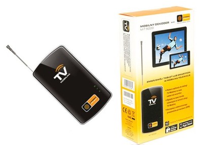 Telewizja przenośna Mobilny Tuner dekoder DVB-T TV