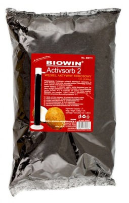Activsorb 2 - węgiel aktywny kokosowy 1,7 l BIOWIN