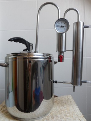 DESTYLATOR SZYBKOWAR 2w1 BIMBER ALKOHOL 12L nowy S