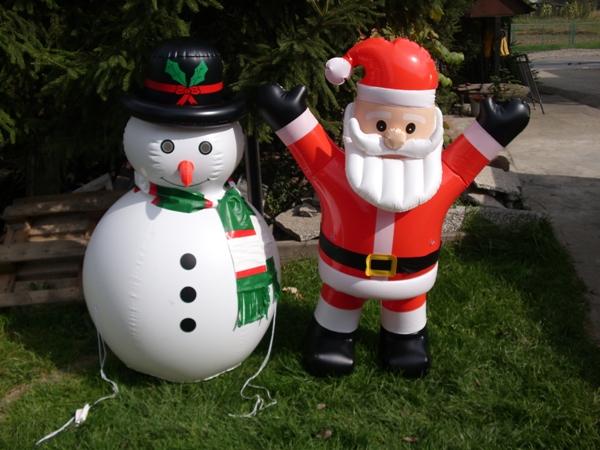 HIT NA ZIME ŚWIECĄCY BAŁWAN LUB MIKOŁAJ 150CM!