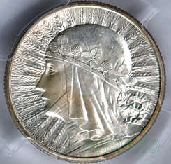 2 zl 1934, PCGS MS64, PERFEKCYJNE, NAJWYŻSZA NOTA