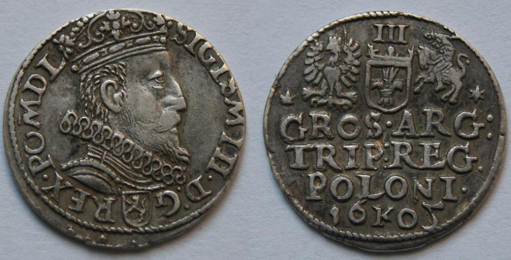 Trojak 1605 Zygmunt III Waza Kraków R1 Nieopisany