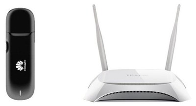 Zestaw 3G Router WiFi TL-MR3420 + Modem E3131 AERO