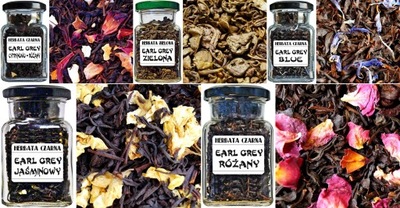 Herbata EARL GREY w słoiczkach - zestaw 5 szt