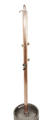 Destylator miedziany LM Terra 2x termometr