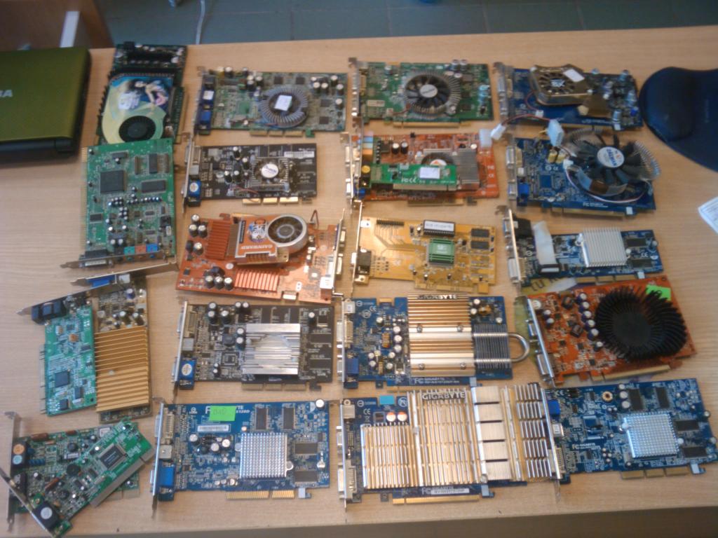 Karty graficzne Gigabyte, Gainward uszkodzone BCM