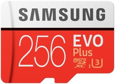 Samsung Evo Plus micro 256GB SDXC UHS-I U3 100Mb/s