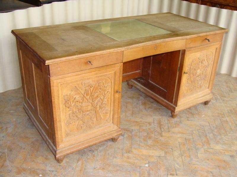 BIURKO MYŚLIWSKIE, LATA 30-TE, DO RENOWACJI