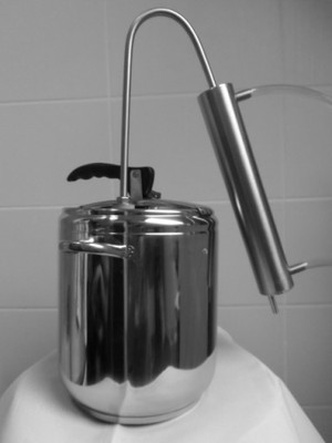 DESTYLATOR SZYBKOWAR 2w1 ALKOHOL 7L chłodnica