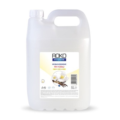 ROKO MYDŁO W PŁYNIE KREMOWE 5L! WANILIA I JAŚMIN!