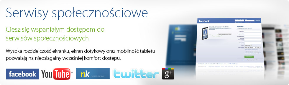 Wspaniały dostęp do serwsiów społecznościowych